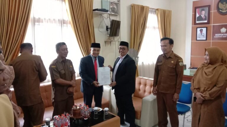 Jeffridin Siregar Gantikan Heri Yanto Ilham Jabat Plt Inspektorat