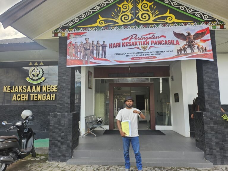 Dugaan Markup Pengadaan APE Disdikbud Aceh Tengah di Lapor ke Jaksa